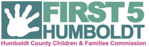 A child's handprint. First 5 Humboldt. Humboldt County Children and Families Foundation.
